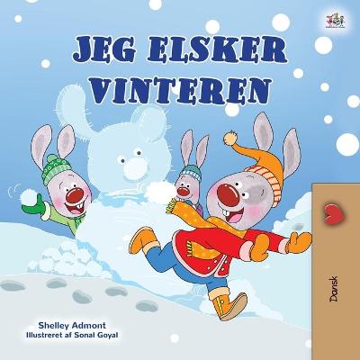 Book cover for I Love Winter (Danish Children's Book)