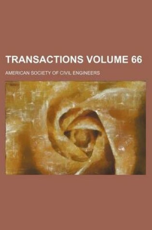 Cover of Transactions Volume 66