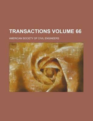 Book cover for Transactions Volume 66