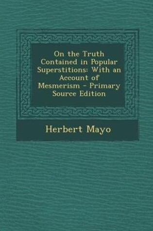 Cover of On the Truth Contained in Popular Superstitions