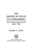 Book cover for American Road to Nuremberg