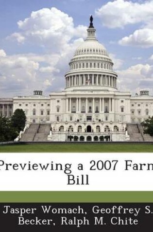 Cover of Previewing a 2007 Farm Bill