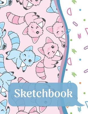 Book cover for Sketchbook for Kids - Large Blank Sketch Notepad for Practice Drawing, Paint, Write, Doodle, Notes - Cute Cover for Kids 8.5 x 11 - 100 pages Book 6