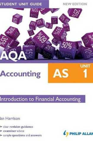 Cover of Aqa Accounting as Student Unit Guide