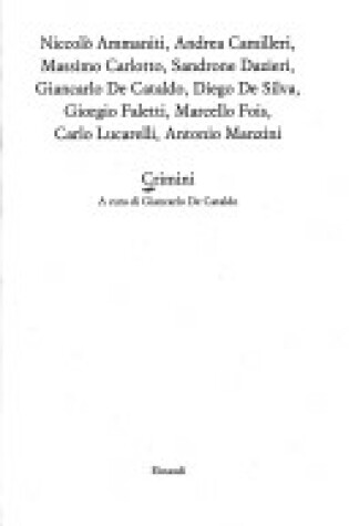 Cover of Crimini