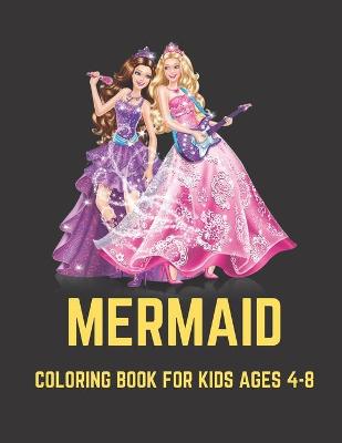 Book cover for Mermaid Coloring Book for Kids Ages 4-8