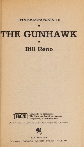 Book cover for The Gunhawk