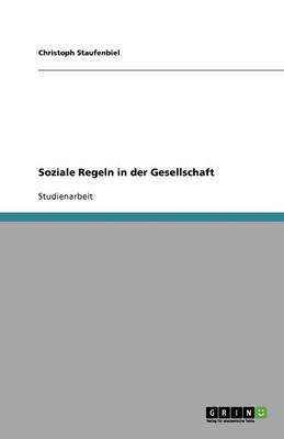 Book cover for Soziale Regeln in der Gesellschaft