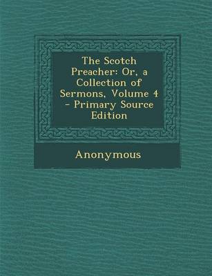 Book cover for The Scotch Preacher