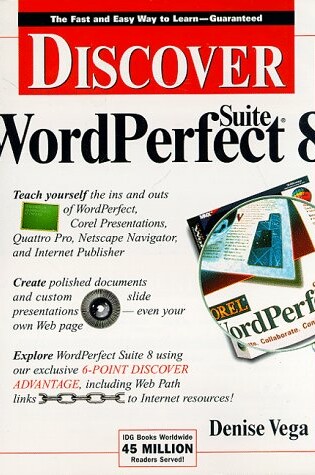 Cover of Discover WordPerfect Suite 8
