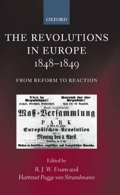 Book cover for The Revolutions in Europe, 1848-1849