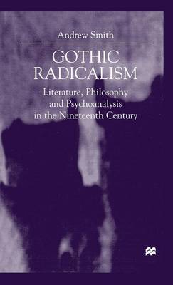 Book cover for Gothic Radicalism