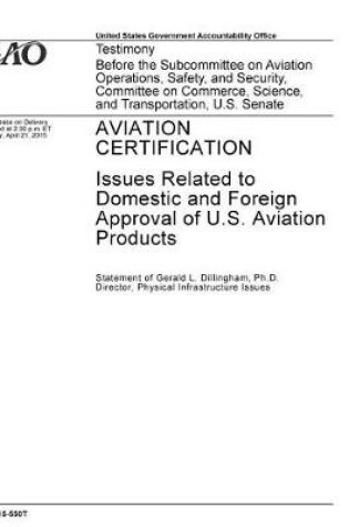 Cover of Aviation Certification