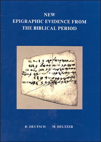 Cover of New Epigraphic Evidence from the Biblical Period