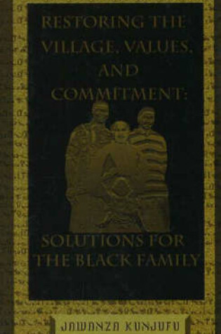 Cover of Restoring the Village, Values, and Commitment