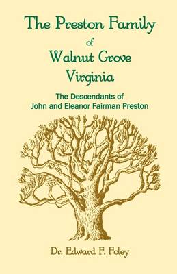 Book cover for The Prestons of Walnut Grove, Virginia