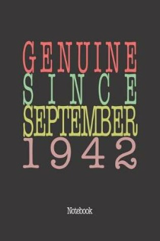 Cover of Genuine Since September 1942