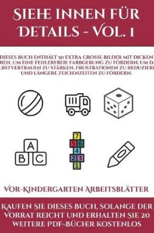 Cover of Vor-Kindergarten Arbeitsblätter (Siehe innen für Details - Vol. 1)