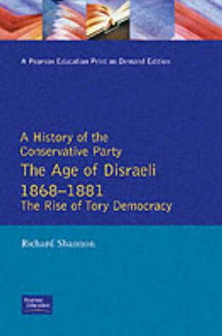 Cover of The Age of Disraeli 1868-1881