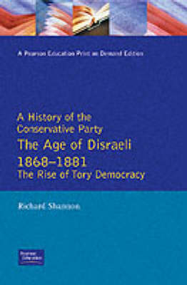 Book cover for The Age of Disraeli 1868-1881