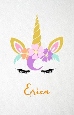 Book cover for Erica A5 Lined Notebook 110 Pages