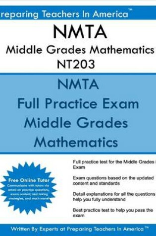 Cover of NMTA Middle Grades Mathematics NT203