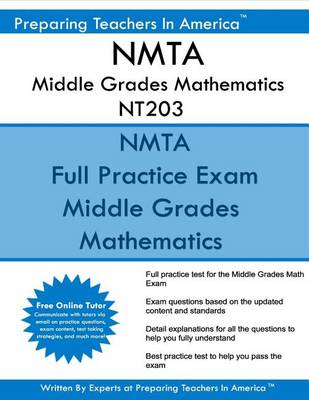 Book cover for NMTA Middle Grades Mathematics NT203