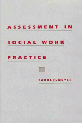 Cover of Assessment in Social Work Practice