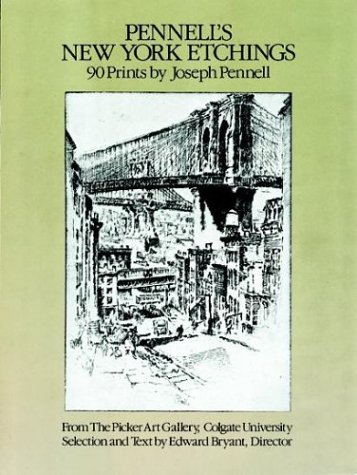 Book cover for Pennell's New York Etchings