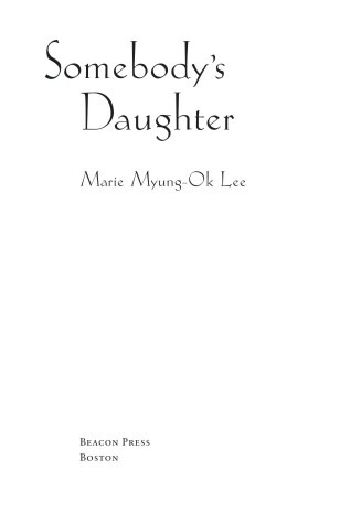 Book cover for Somebody's Daughter