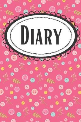 Book cover for Sewing Buttons Seamstress Diary