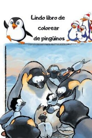Cover of Lindo libro de colorear de pinguinos