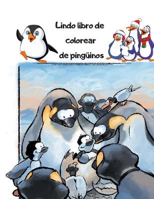 Book cover for Lindo libro de colorear de pinguinos