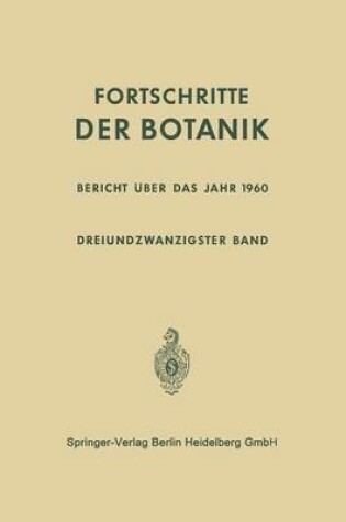 Cover of Bericht UEber Das Jahr 1960