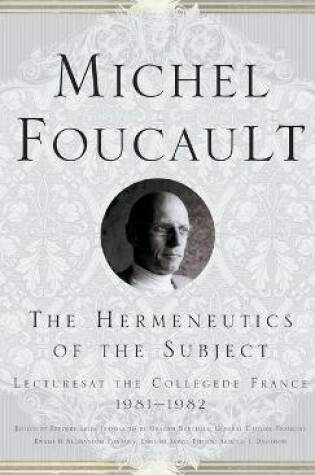 Cover of The Hermeneutics of the Subject