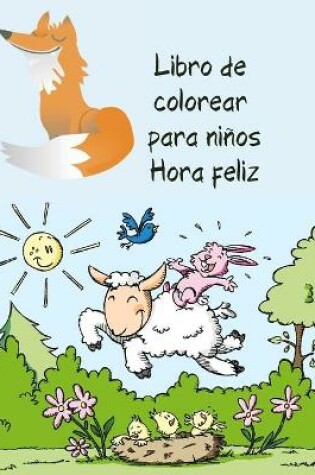 Cover of Libro de colorear para niños Hora feliz