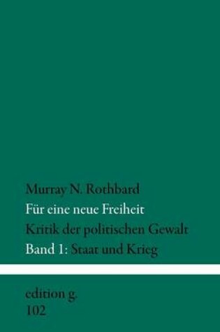 Cover of F R Eine Neue Freiheit