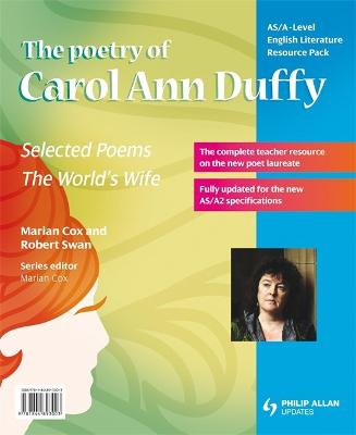 Book cover for AS/A-Level English Literature: The Poetry of Carol Ann Duffy Teacher Resource Pack