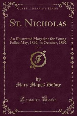 Cover of St. Nicholas, Vol. 19