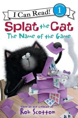 Book cover for Splat the Cat: The Name of the Game