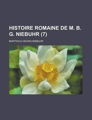 Book cover for Histoire Romaine de M. B. G. Niebuhr (7)