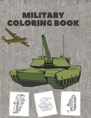 Book cover for Military Coloring Book