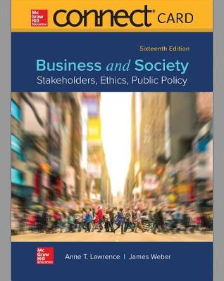 Book cover for Connect Access Card for Business and Society
