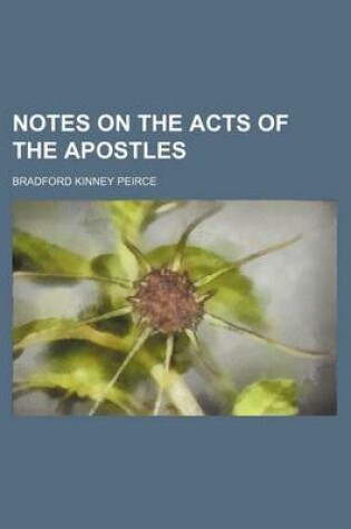 Cover of Notes on the Acts of the Apostles