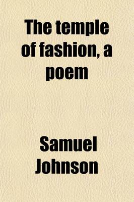 Book cover for The Temple of Fashion, a Poem