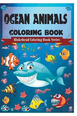 Book cover for Ocean Animals Coloring Book