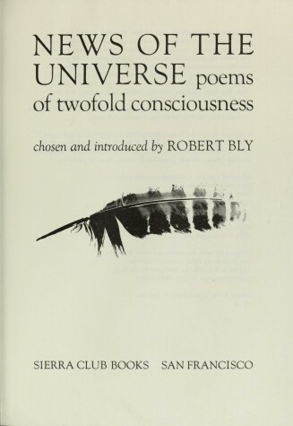 Book cover for News of the Universe