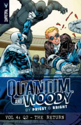 Book cover for Quantum and Woody by Priest & Bright Volume 4: Q2 – The Return