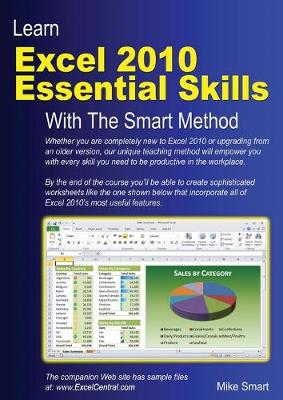 Book cover for Learn Excel 2010 Essential Skills with the Smart Method