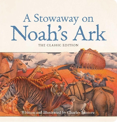 Book cover for A Stowaway on Noah's Ark Oversized Padded Board Book